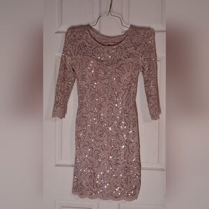 Elegant Cream Lace Dress